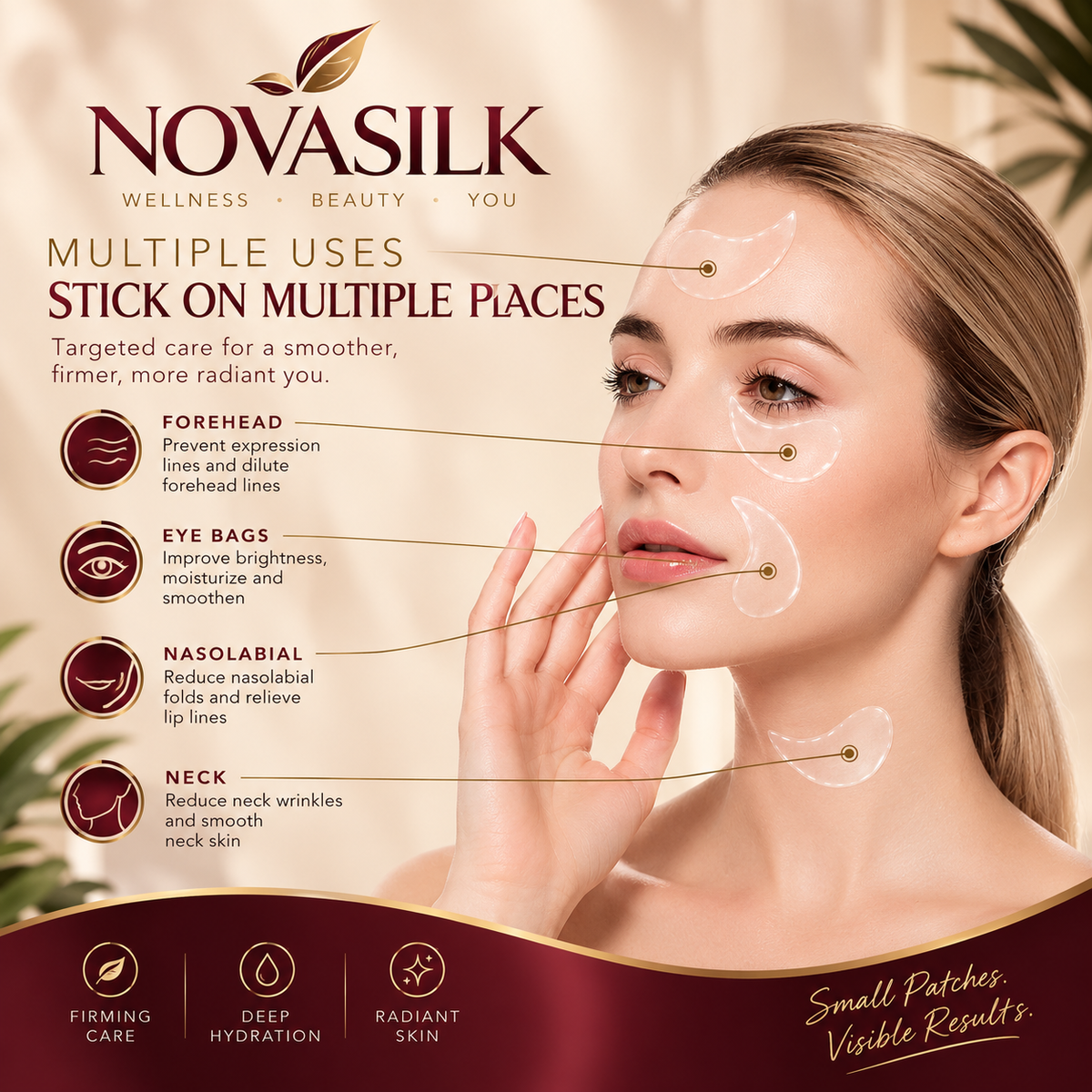 NOVASILK Collagen Under-Eye Masks