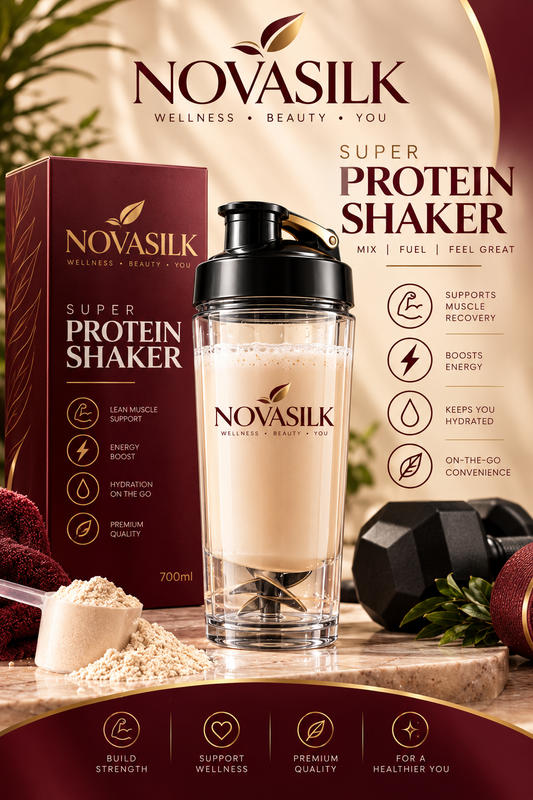 NOVASILK Automatic Protein Shaker Bottle 700ml